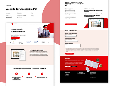 Website for Accessible PDF design web webdesign