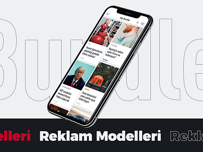 Bundle News App / Native Ads Models ads android app box bundle concept developement digital feed grid layout ios native news app typography ui uidesign ux
