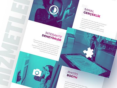 VR IN Website / Grid agency concept design digital grid design headline icons illustration interaction interface landing page purple services technology typography ui user experience user inteface ux website