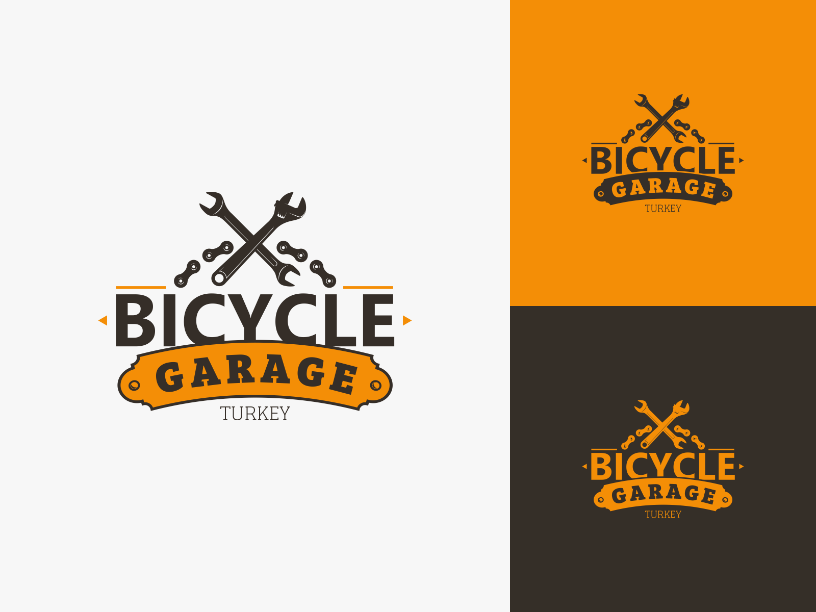 Bicycle Garage ™ Logo Options 3 of 4 by Mustafa Bayralı on Dribbble