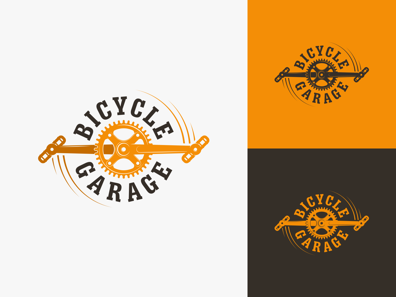 Bicycle Garage ™ Logo Options 4 of 4 by Mustafa Bayralı on Dribbble