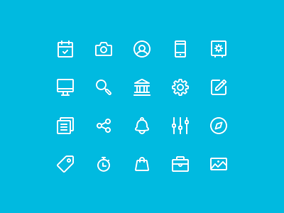 Affirm Iconography (Second Pass) android app finance icon iconography icons ios line mobile set stroke suite