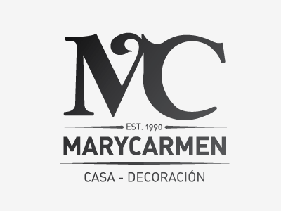 Marycarmen interior designers logo branding design interior logo