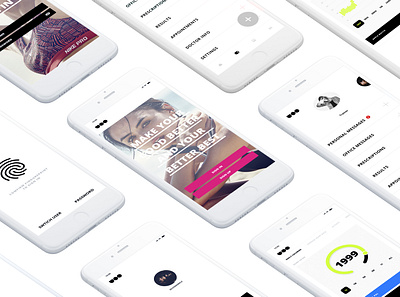 UOO Phone Layout copy app art direction branding design typography ui ux visual design web