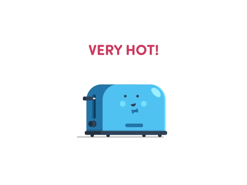 Very Hot! adobe illustrator after effects animation art character design flat food hot illustration vector