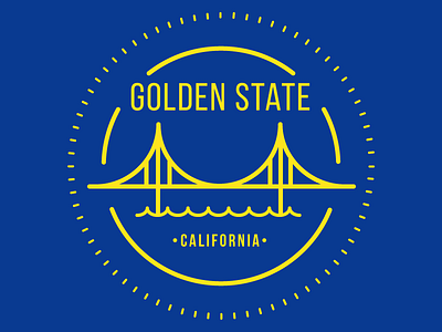 Golden State california golden state line drawing sketch