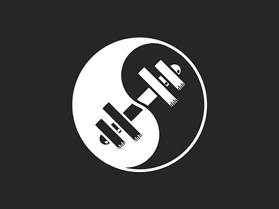 Yin and Yang Fitness Logo by Ash Guillaume on Dribbble