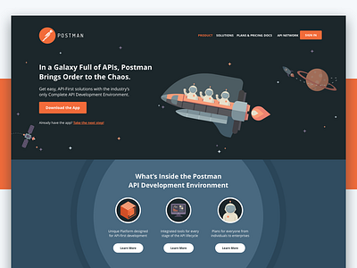 Postman Homepage 3.0