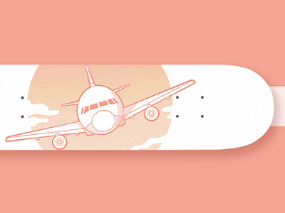 Plane Skateboard airplane clouds plane skate skateboard sky