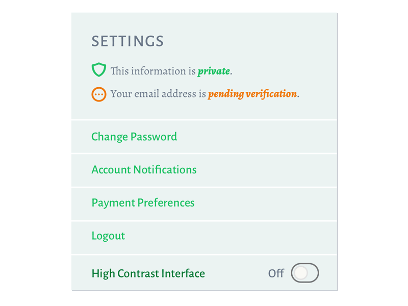 Color accessible settings accessibility color blind settings