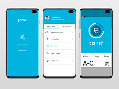 Ventra App Redesign Concept material ui materialdesign mobile mobile app design mobile ui redesign concept ui uiux uxdesign