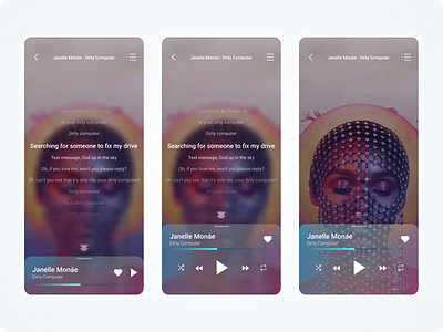 Day 009 - Music Player UI figma graphic design ui uidesign ux web