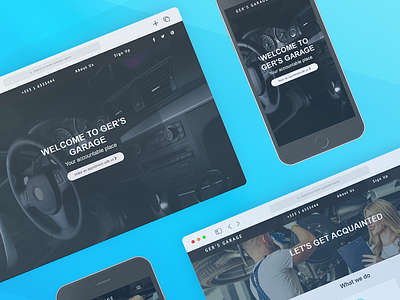 Garage Website Design and Development design figma ui uidesign ux web