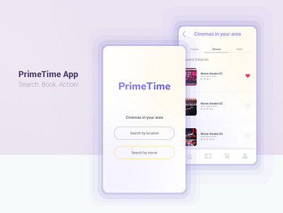 Movie Theatre App UI Design app cinema figma ui uidesign ux