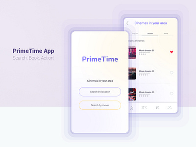 Movie Theatre App UI Design