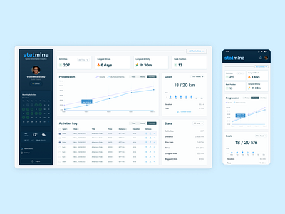 Analytics Dashboard for Sport Tracking