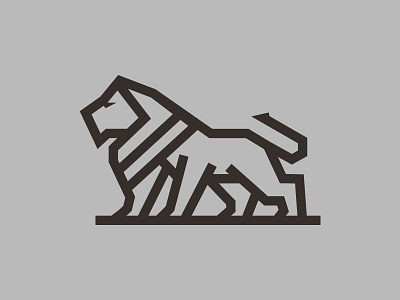 On The Prowl animal animal logo animals branding lion lion logo lions logo