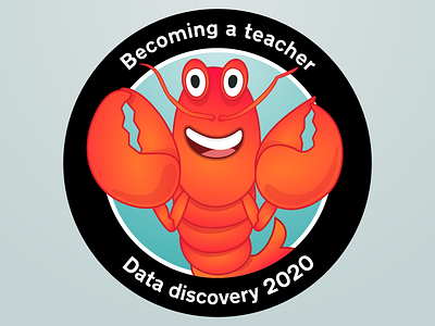 Becoming a teacher - Mission patch for data discovery 2020
