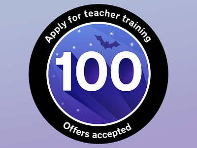 Apply for teacher training - 100 offers accepted