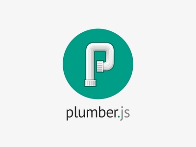 Logo for plumber.js - first attempt logo plumberjs