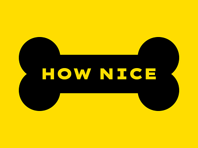 Logo for How Nice bone logo