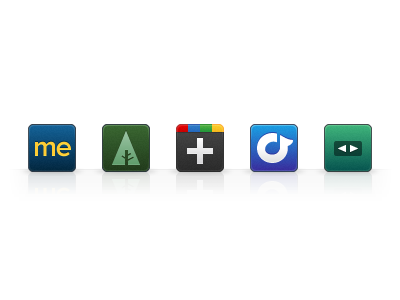 Social Icons v1.8 about.me forrst google google plus rdio speakerdeck