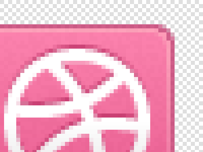 Dribbble Icon in Social Media Icons v1.3 checkerboard dribbble icon pink transparent white