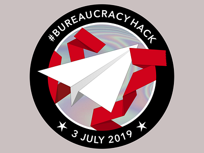 #BureaucracyHack Sticker