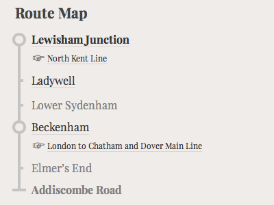 Route Map diagram map railway