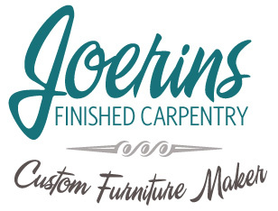 Joerins Finished Carpentry Logo carpentry furniture logo design typography
