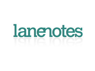 Lane Notes Logotype logo typography