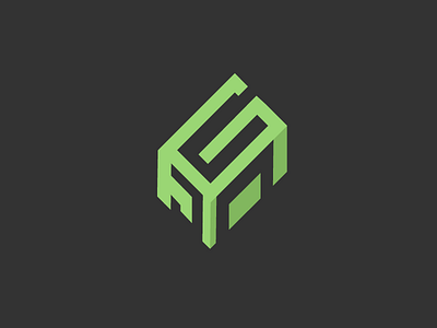 Concept Logo for JCG block build building green j logo logos modern pro rectangle shade