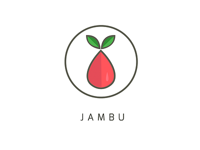 Jambu Logo fresh fruit jambu leaf leaves logo modern seeds tech vector