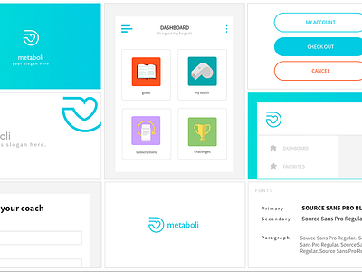 Application Brand Board board brand clean dashboard design health icons simple white