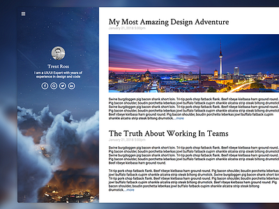 City Blog Design