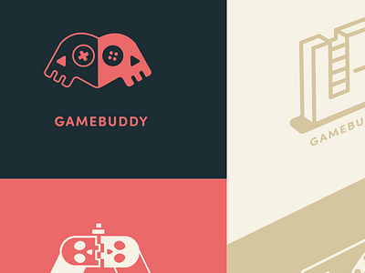 Game App Branding branding branding design controller games gold modern red retro ui videogame