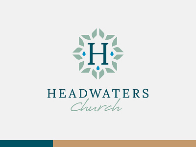 Headwaters Church church design ft wayne indiana logo seal water