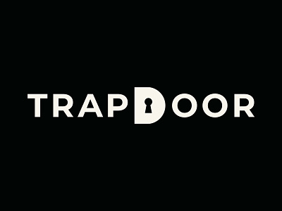 Trapdoor Wordmark cinema door filmmaking key logo logo design trapdoor tt norms