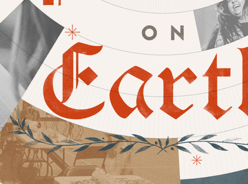 ✌️on 🌏 california christian christmas church design holiday illustration olive branch sermon series