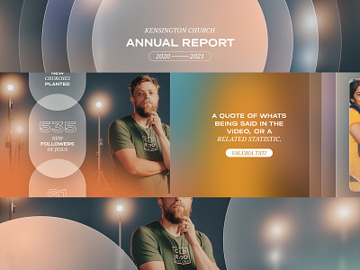 Annual Report Style Frames annual report christianity church design frost infographics keyframe motion graphics style frame ui