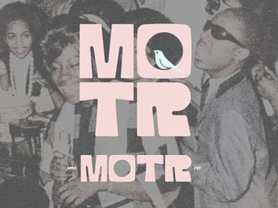 Motown 🦢 bird branding culture detroit events festival icon lettering logo motown music texture typography