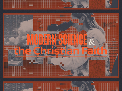Modern Science & Christian Faith academic bible christian collage editorial faith illsutration religion science theology