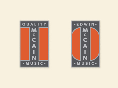 E McC - Machine Plates badge logo music