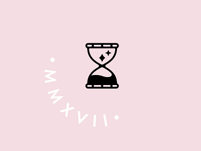 Time icon illustration monoweight