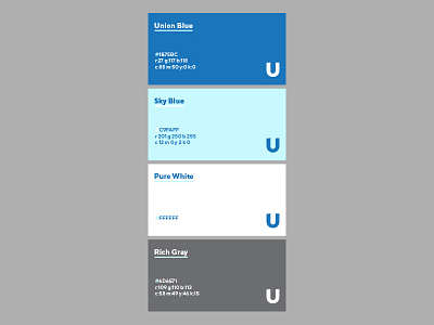 ULSPOA Color Chips bits and pieces brand branding guidelines color