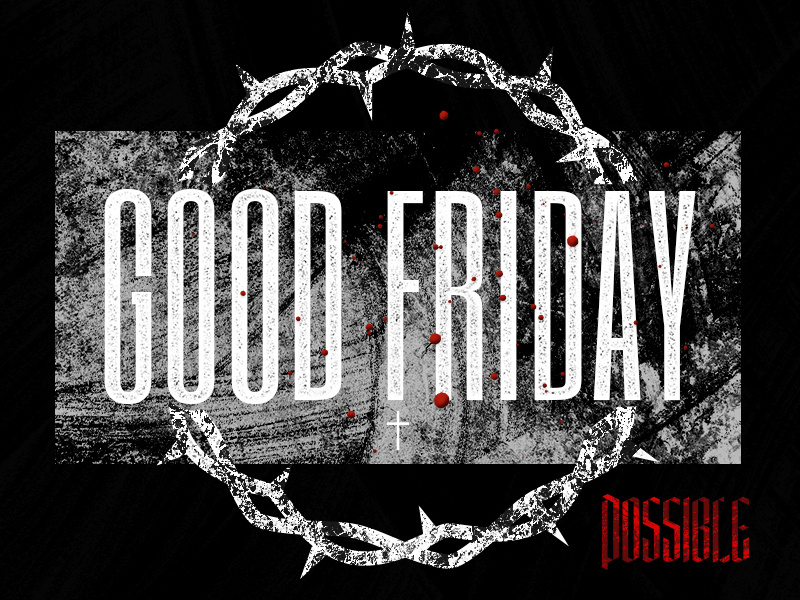 Good Friday good friday easter illustration church design