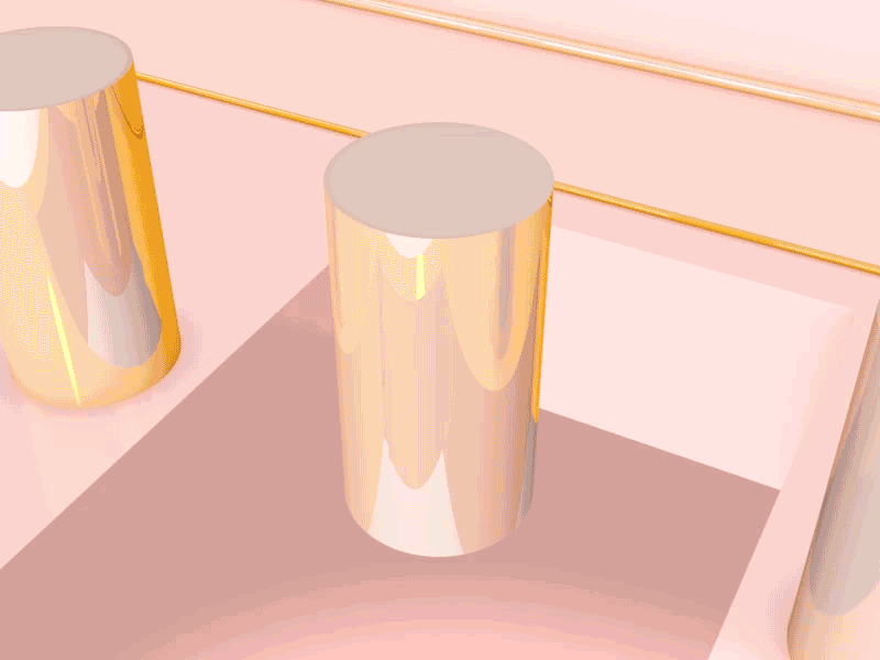 Slice Loop animation artist cinema4d design gold illustration loop motiongraphics nirvane pink sagar satisfying video