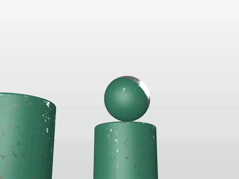 Study Of Ball Bounce 3d 3d animation 3d artist after affects c4d cinema 4d creative cute gif loop oddly satisfying video reflection render video art