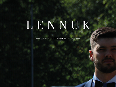 Lennuk No. 41 — School Newspaper Design 21k clean cover estonia minimalistic newspaper school