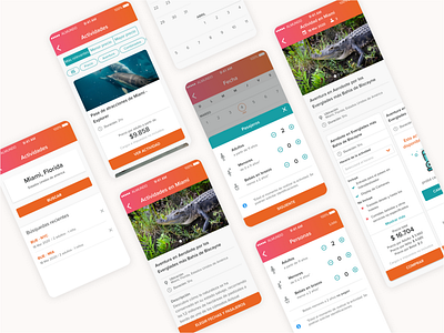 Actividades activity app design experience interface mobile mobile app outdoor travel travel app ui user experience user interface ux